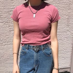 Brandy Melville Pink T-shirt